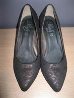 Pumps bruin met dierenprint maat 37 in prima staat, Enlèvement ou Envoi, Escarpins, Comme neuf, Brun