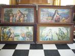 4 peintures religieuses anciennes, Antiquités & Art, Antiquités | Objets religieux, Enlèvement