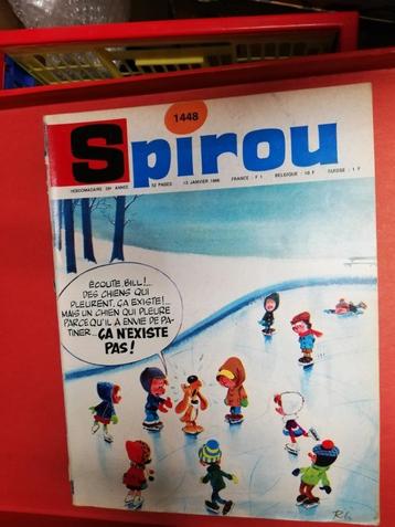 Oude strip/weekblad: Spirou 1448; 13-1-1966 beschikbaar voor biedingen