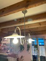 Antieke lusters in white wash, Huis en Inrichting, Lampen | Hanglampen, Gebruikt, Ophalen