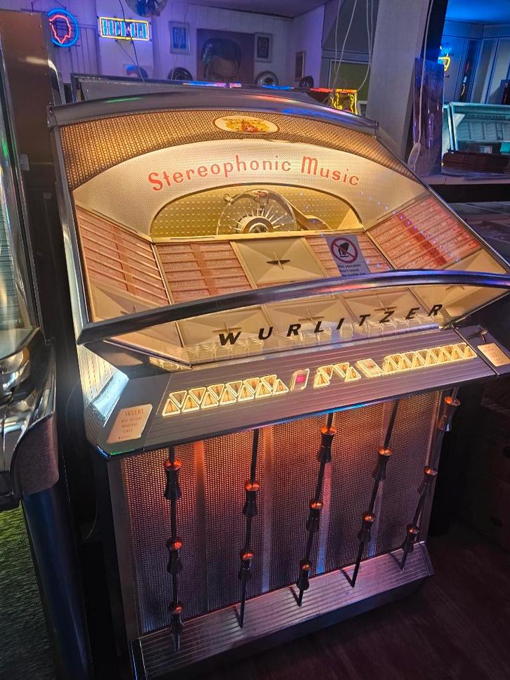 Wurlitzer 2510, Verzamelen, Automaten | Jukeboxen, Gebruikt, Wurlitzer, 1950 tot 1960, Met singles, Ophalen
