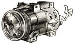 Aircopomp, airco compressor Austin bmw + MONTAGE, Auto-onderdelen, Airco en Verwarming, Nieuw, Oldtimer onderdelen, Ophalen