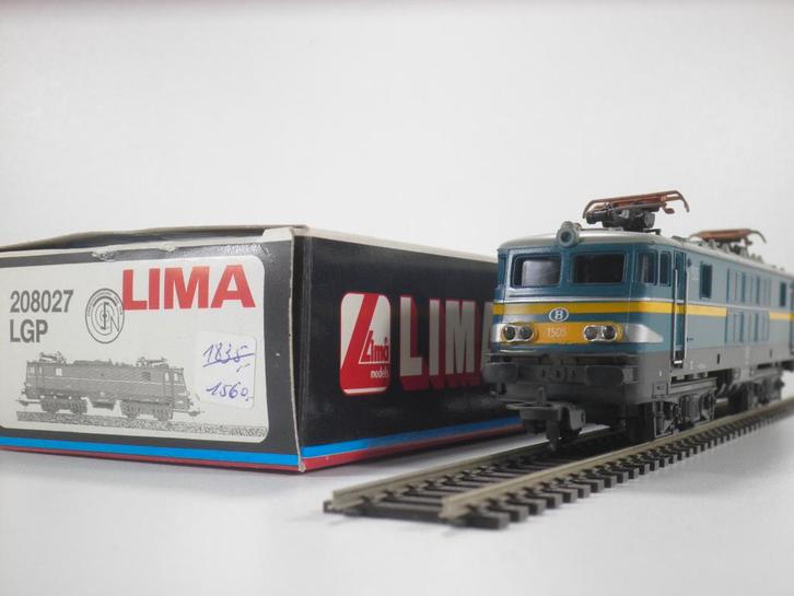 LIMA 20 8027 LGP E-Lok NMBS type 15, Hobby & Loisirs créatifs, Trains miniatures | HO, Comme neuf, Locomotive, Lima, Analogique