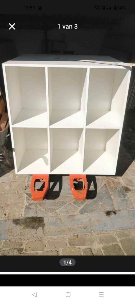 Vakkenkast / rek / display / opberger, Huis en Inrichting, Kasten | Roldeurkasten en Archiefkasten, Zo goed als nieuw, Ophalen