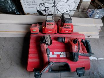 Hilti klopboor en slijpschijf op accu, Enlèvement, Utilisé