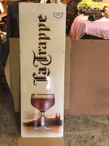 La trappe trappist emaillerie Belge reclamebord beschikbaar voor biedingen
