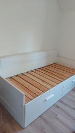 brimnes uittrekbed 80 x 200 tot 160 x 200, Ophalen, Gebruikt