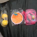 Jouet, 2 balles de softball, jeu de lancer et sac, Enlèvement, Comme neuf, Garçon ou Fille