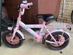 Roze meisjesfiets met Peppa Pig stickers, Fietsen en Brommers, Ophalen, Gebruikt