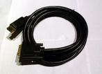 Câble DVI-D Dual Link vers DisplayPort, 3 mètres, doré, neuf, Informatique & Logiciels, Pc & Câble réseau, Enlèvement ou Envoi