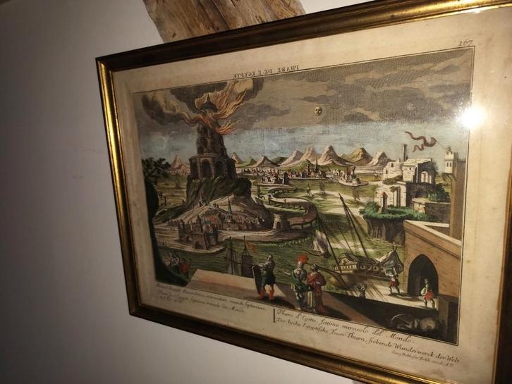 Gravure Romeinen Alexandië Georg Balthasar Probst, Antiek en Kunst, Kunst | Schilderijen | Klassiek, Ophalen of Verzenden