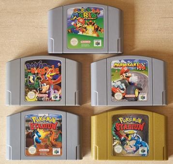 NINTENDO 64 GAMES Pokemon Stadium 2 Super Mario Banjo N64 beschikbaar voor biedingen