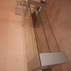 Glazen tv tafeltje, Huis en Inrichting, Ophalen, Zo goed als nieuw