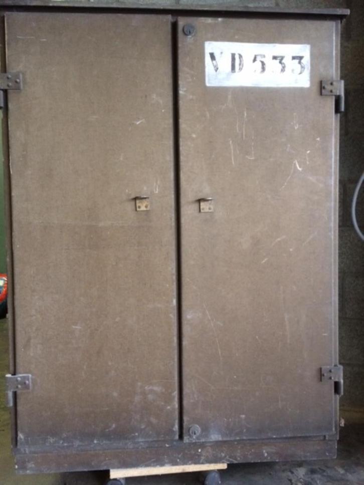 aluminium kast / elektriciteitskast, Huis en Inrichting, Kasten | Schoenenrekken, Gebruikt, Ophalen