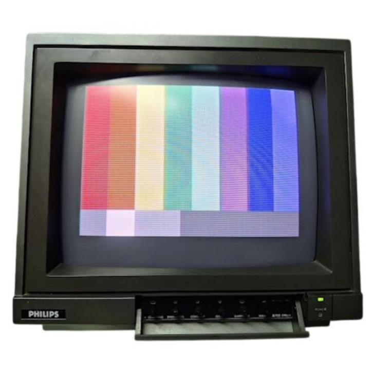 Philips VS0080/00 Retro CRT Monitor –  Perfecte werking, Computers en Software, Monitoren, Gebruikt, Gaming, Ingebouwde speakers