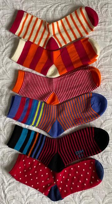 Set van 6 paar sokken maat 35-38 beschikbaar voor biedingen