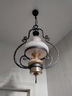 Luster antiek. Kleuren: wit, goud, zwart., Huis en Inrichting, Lampen | Kroonluchters, Ophalen, Zo goed als nieuw