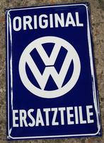 Mooi emaillen bord VW ersatzteile garage showroom Volkswagen, Verzamelen, Reclamebord, Ophalen of Verzenden, Zo goed als nieuw