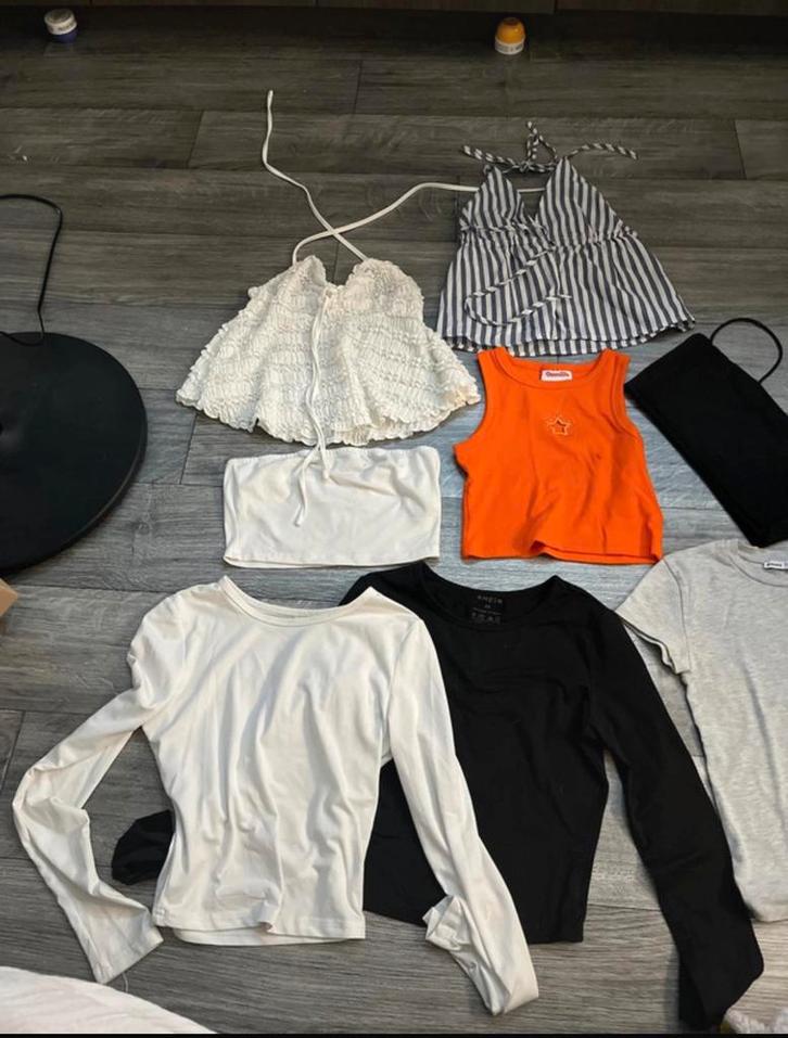 T shirt en topjes xs/s, Kleding | Dames, Dames-kledingpakketten, Gedragen, Maat 36 (S), Ophalen of Verzenden