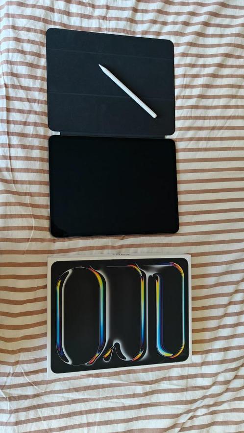 IPad pro 13" m4 (2024) WiFi-256GB, Computers en Software, Apple iPads, Zo goed als nieuw, Apple iPad Pro, Wi-Fi, 13 inch of meer