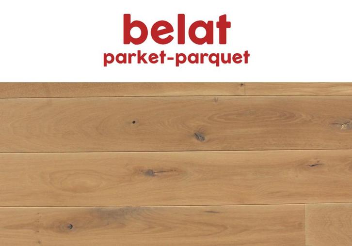 BELAT | Massieve eiken parket vanaf €49,90/m², Doe-het-zelf en Bouw, Vloerdelen en Plavuizen, Nieuw, Parket, Hout, 150 cm of meer