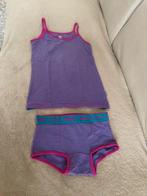 Gestreept onderhemdje zonder mouwen + slip, Woody, 140, 10j, Enlèvement ou Envoi, Comme neuf, Vêtements de nuit ou Sous-vêtements