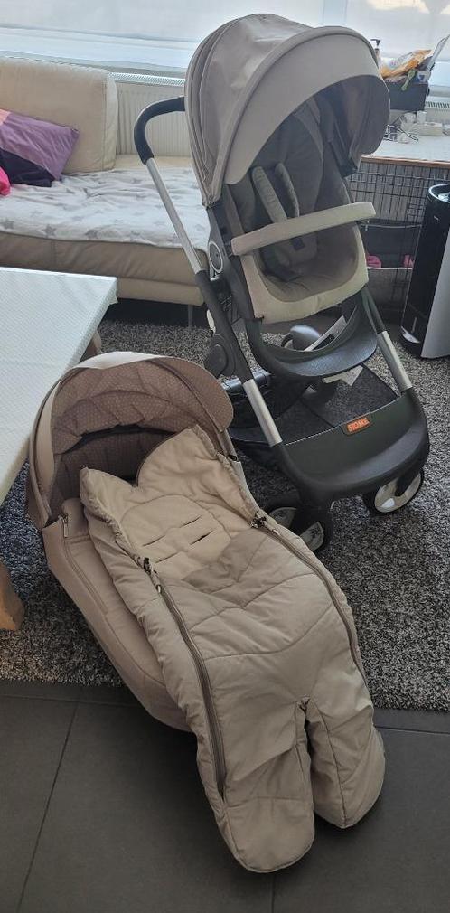 TE KOOP: KINDERWAGEN STOKKE CRUSI, Enfants & Bébés, Poussettes & Combinaisons, Utilisé, Poussette, Avec nacelle, Enlèvement