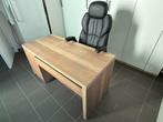 Bureau + bureau stoel, Huis en Inrichting, Bureaus, Ophalen, In hoogte verstelbaar, Zo goed als nieuw, Bureau