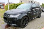 RANGE ROVER SPORT P400e hybride/benzine - full option, Auto's, Automaat, Zwart, Leder, Bedrijf
