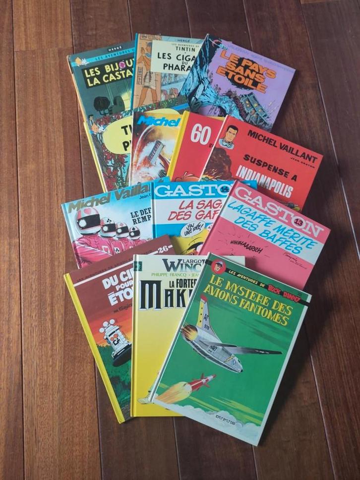 Lot 13 franstalige strips, Boeken, Stripverhalen, Gelezen, Meerdere stripboeken, Ophalen