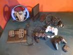 Playstation 2 console + spellen, Ophalen, Gebruikt, Zwart, Met games