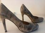 Groene print pumps mt 39.Echt leer met suede look Hak 10 cm, Kleding | Dames, Ophalen, Pumps, Gedragen, Groen