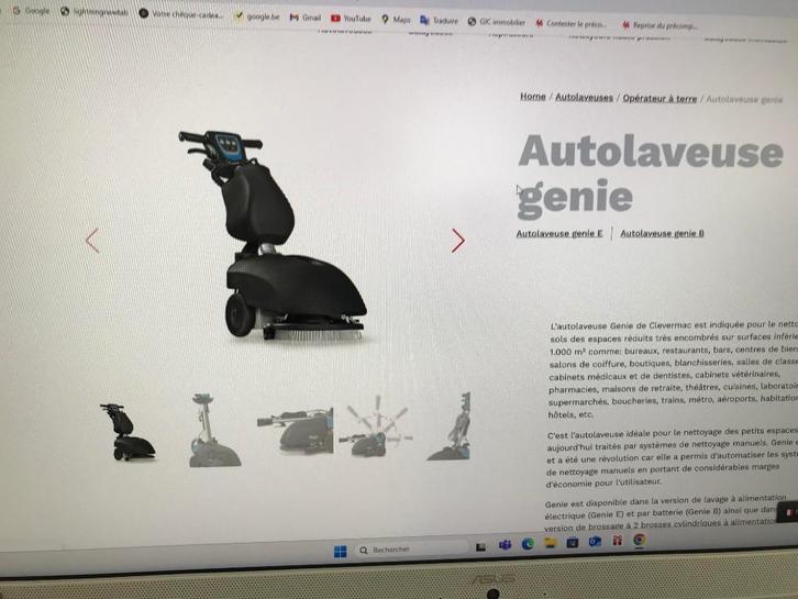 AUTOLAVEUSE pro  ou grande surface (maison), Zakelijke goederen, Machines en Bouw | Onderhoud en Reiniging, Ophalen