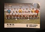 Carte postale RWDM 76-77 équipe 5ème coupe d'Europe, Collections, Comme neuf, Enlèvement ou Envoi