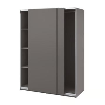 IKEA PAX/HASVIK kledingkast 150x201 cm — donkergrijs beschikbaar voor biedingen