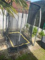 Salta trampoline 214x153 grond trampoline, Gebruikt, Ophalen of Verzenden