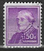 USA 1955/1956 - Yvert 604 - Susan B. Anthony (ST), Postzegels en Munten, Verzenden, Gestempeld