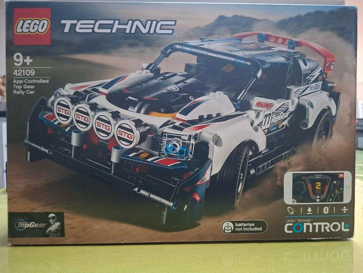 Lego 42109 Technic App-Controlled Top Gear Rally Car, Kinderen en Baby's, Speelgoed | Duplo en Lego, Zo goed als nieuw, Lego, Complete set