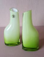 Set groene Också vazen - Scandinavisch design – 90s vintage, Ophalen of Verzenden, Zo goed als nieuw, Overige typen