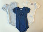 Body's Petit Bateau 18m-81cm korte mouw blauwtinten, Kinderen en Baby's, Babykleding | Maat 80, Nacht- of Onderkleding, Gebruikt