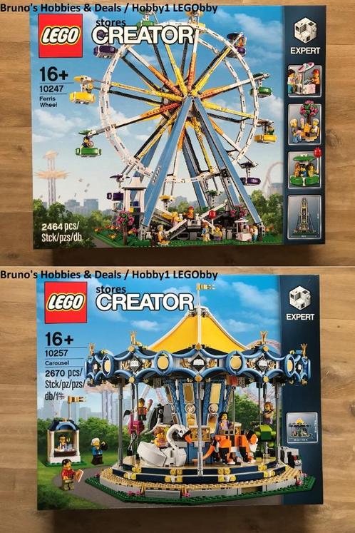 LEGO 10247 Ferris Wheel + 10257 Carousel Modular VERZEGELD, Kinderen en Baby's, Speelgoed | Duplo en Lego, Nieuw, Lego, Complete set