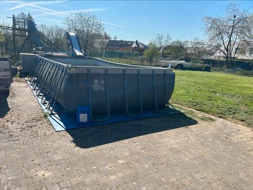 Intex 8x4 automatische filtratie/verwarming/ph-dosering, Tuin en Terras, Zwembaden, Zo goed als nieuw, Rond, Ophalen