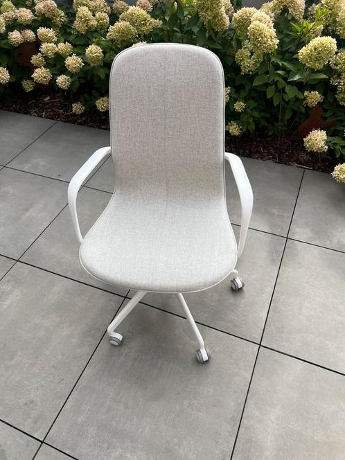 Bureaustoel wit ikea “ Langfjall “, Huis en Inrichting, Bureaustoelen, Nieuw, Bureaustoel, Wit, Ergonomisch, Ophalen