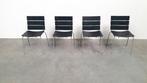 Giancarlo Vegni Fasem Italy Stripe zadelleer stoelen design, Ophalen