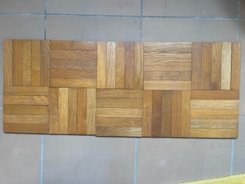 Dambord parket eiken gebruikt/patine, Doe-het-zelf en Bouw, Vloerdelen en Plavuizen, Gebruikt, Parket, Hout, 5 tot 10 m², Ophalen
