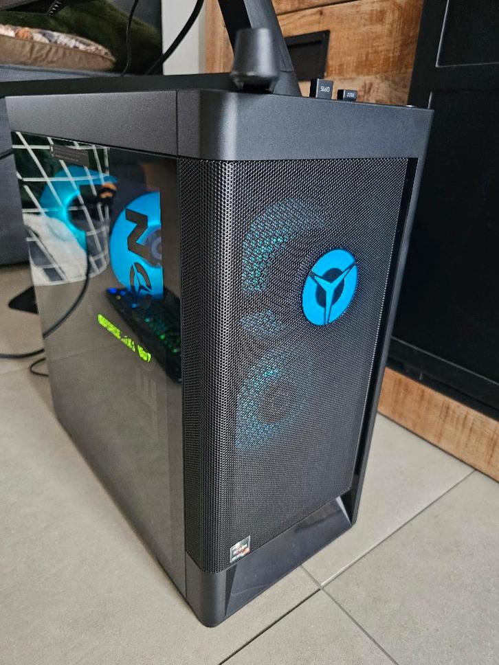 Lenovo Legion T5 Gaming Desktop | RTX 3060 Ti | Ryzen 7, Computers en Software, Desktop Pc's, Gebruikt, 3 tot 4 Ghz, SSD, 16 GB