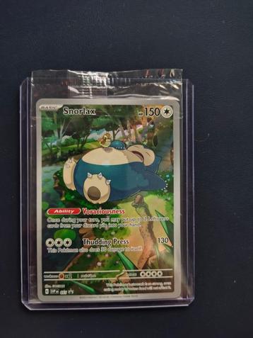 Snorlax SVP 051 Scarlet & Violet 151 SEALED Black Star Promo beschikbaar voor biedingen