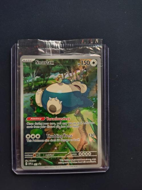 Snorlax SVP 051 Scarlet & Violet 151 SEALED Black Star Promo, Hobby en Vrije tijd, Verzamelkaartspellen | Pokémon, Nieuw, Losse kaart