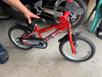 Kinderfiets jongensfiets 16 inch met drinkfles houder  beschikbaar voor biedingen
