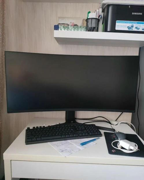 Xiaomi Mi gebogen gamingmonitor 34", Computers en Software, Monitoren, Zo goed als nieuw, 101 t/m 150 Hz, HDMI, Gaming, LED, Quad HD (2K)